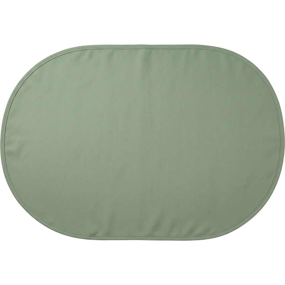 Wdkmp Oval Polyester Tablecloth Sage 60 by 102 Inch - Product view