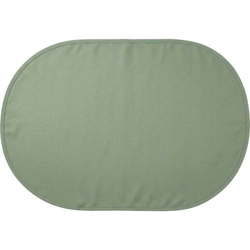 Wdkmp Oval Polyester Tablecloth Sage 60 by 102 Inch - Product view