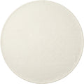 Wdkmp Round Cotton Jacquard Tablecloth Ivory 70 Inch - Product view